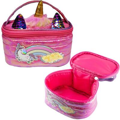 Girabrilla Puffer Unicorn Makeup Bag Tm-1044/46 - 1