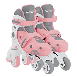 Globber 2in1 Paten XS/S - Pastel Pembe - Globber
