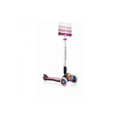 Globber Elite Deluxe Flash Full Light Scooter - Pink 449-110 - 4