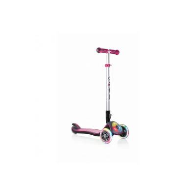 Globber Elite Deluxe Flash Full Light Scooter - Pink 449-110 - 3
