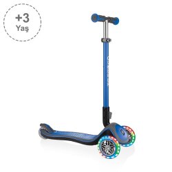Globber Elite Deluxe Illuminated Scooter - Dark Blue 444-400 