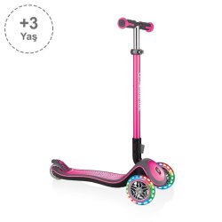 Globber Elite Deluxe Light-Up Scooter - Pink 444-410 - Globber