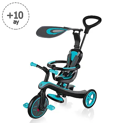 Globber Explorer 4-in-1 Bicycle - Blue 632-105 - 4