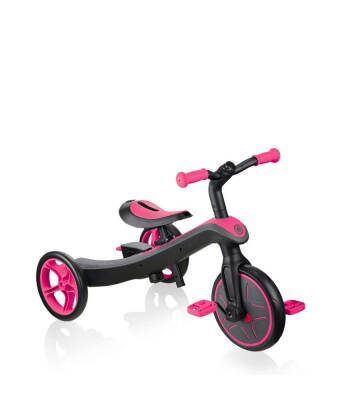 Globber Explorer 4-In-1 Bicycle - Pink 632-110 - 3