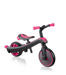 Globber Explorer 4-In-1 Bicycle - Pink 632-110 - 4