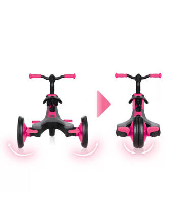 Globber Explorer 4-In-1 Bicycle - Pink 632-110 - 8