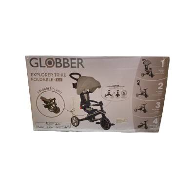 Globber Explorer 4-In-1 Folding Bicycle - Dark Beige 732-466 - 9