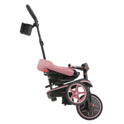 Globber Explorer 4-In-1 Folding Bicycle - Dark Pastel Pink 732-210 - 5