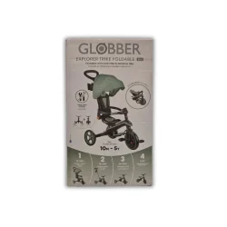 Globber Explorer 4-in-1 Folding Bicycle - Olive Green 732-104 - 8