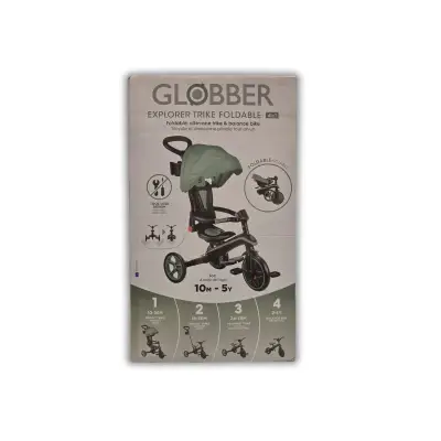 Globber Explorer 4-in-1 Folding Bicycle - Olive Green 732-104 - 8