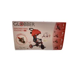 Globber Explorer 4-In-1 Folding Bicycle - Red 732-102 - 9