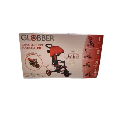 Globber Explorer 4-In-1 Folding Bicycle - Red 732-102 - 9