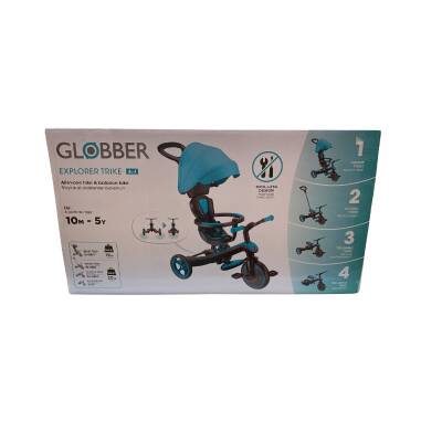 Globber Explorer 4-In-1 Trike Bicycle - Blue 634-105 - 9
