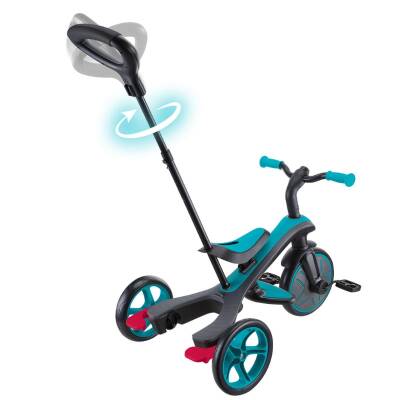 Globber Explorer 4-In-1 Trike Bicycle - Blue 634-105 - 5