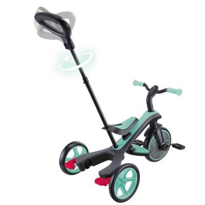 Globber Explorer 4-In-1 Trike Bicycle - Mint Green 634-206 - 4