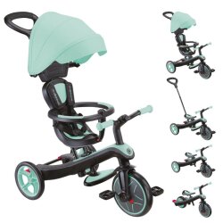Globber Explorer 4-In-1 Trike Bicycle - Mint Green 634-206 - Globber