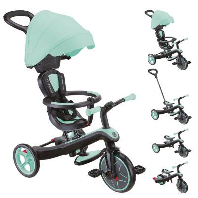 Globber Explorer 4-In-1 Trike Bicycle - Mint Green 634-206 - 1