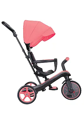 Globber Explorer 4-In-1 Trike Bicycle - Pink 634-110 - 7