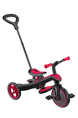 Globber Explorer 4-In-1 Trike Bicycle - Red 634-102 - 4