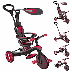 Globber Explorer 4in1 Bisiklet - Kırmızı 632-102 - Globber