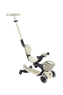 Globber Go Up Baby 360 Işıklı Scooter - Koyu Bej 844-466 - 1
