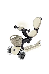 Globber Go Up Baby 360 Işıklı Scooter - Koyu Bej 844-466 - 7