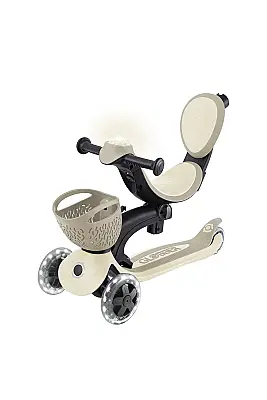 Globber Go Up Baby 360 Işıklı Scooter - Koyu Bej 844-466 - 7