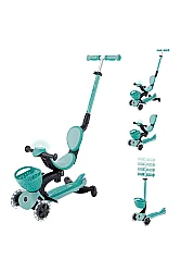 Globber Go Up Baby 360 Işıklı Scooter - Koyu Mint 844-206 - 2