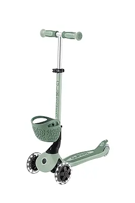 Globber Go Up Baby 360 Işıklı Scooter - Zeytin Yeşili 844-104 - 4