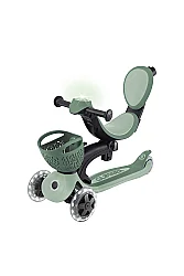 Globber Go Up Baby 360 Işıklı Scooter - Zeytin Yeşili 844-104 - 6