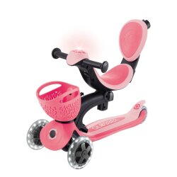 Globber Go Up Baby 360 Light-Up Scooter - Dark Pastel Pink 844-210 - 5
