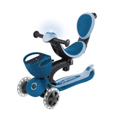 Globber Go Up Baby 360 Light-Up Scooter - Pastel Blue 844-100 - 8