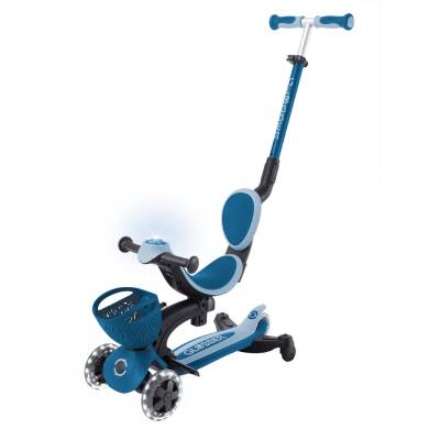 Globber Go Up Baby 360 Light-Up Scooter - Pastel Blue 844-100 - 3