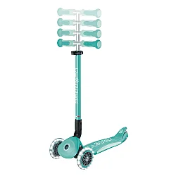 Globber Go Up Deluxe Işıklı Scooter - Mint Yeşili - 5