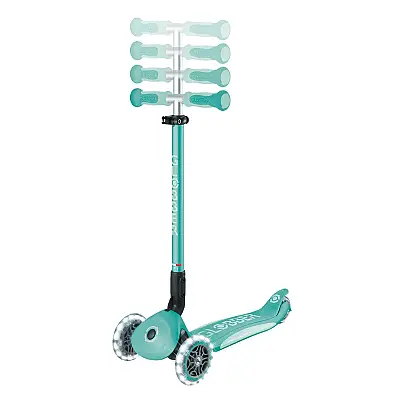 Globber Go Up Deluxe Işıklı Scooter - Mint Yeşili - 5