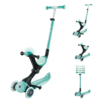 Globber Go Up Deluxe Işıklı Scooter - Mint Yeşili - 2