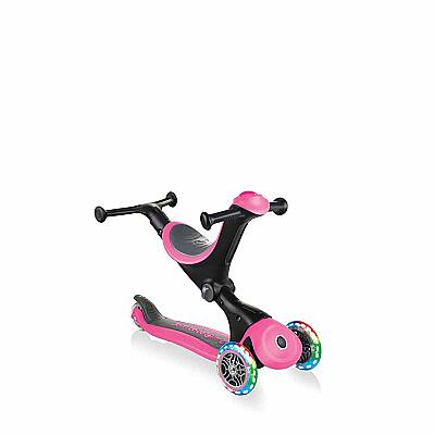 Globber Go Up Deluxe Işıklı Scooter - Pastel Pembe - 2