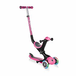 Globber Go Up Deluxe Işıklı Scooter - Pastel Pembe 