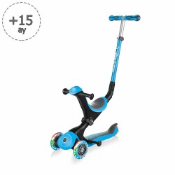 Globber Go Up Deluxe Light-Up Scooter - Blue 646-101 