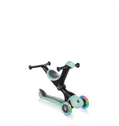 Globber Go Up Deluxe Light-Up Scooter - Mint Green 646-206 - 2