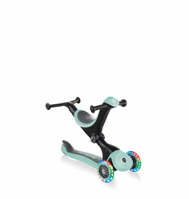 Globber Go Up Deluxe Light-Up Scooter - Mint Green 646-206 - 2