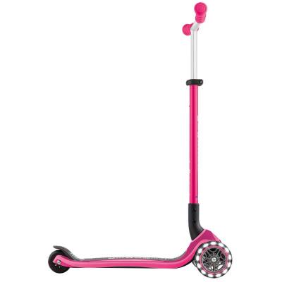 Globber Master Illuminated Folding Scooter - Fuchsia 663-110 - 3