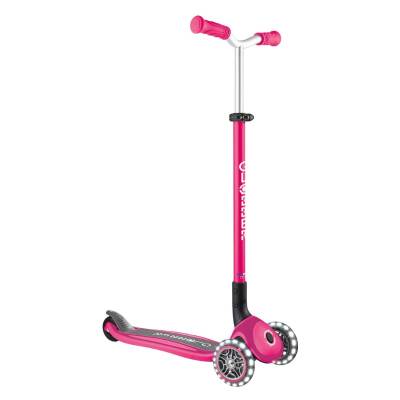 Globber Master Illuminated Folding Scooter - Fuchsia 663-110 - 2