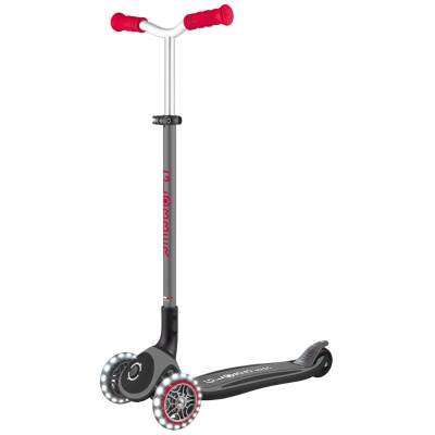 Globber Master Illuminated Folding Scooter - Red / Black 663-120 - 4