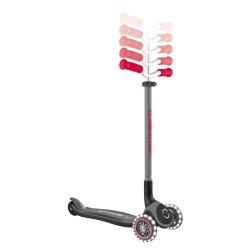 Globber Master Illuminated Folding Scooter - Red / Black 663-120 - 5