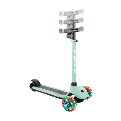 Globber One K E-Motion 4 Plus - Electric Scooter With Lights - Mint Green 755-206 - 2