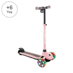 Globber One K E-Motion 4 Plus - Electric Scooter With Lights - Pastel Pink 755-210 - Globber