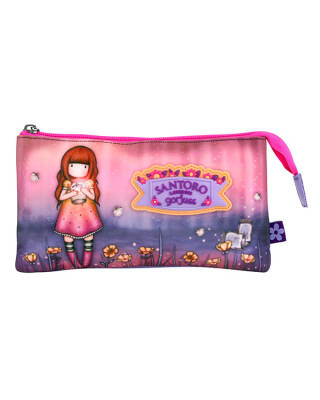 Gorjuss Firefly Dawn Three-Pocket Pencil Case 1280Gj06 - 1
