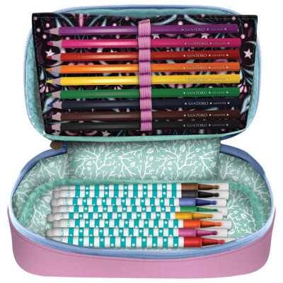 Gorjuss Wildflower Oval Filled Pencil Case 1046Gj24 - 2