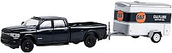 Greenlight 1/64 2023 Ram 2500 With Small Cargo Trailer G-32290 - 1